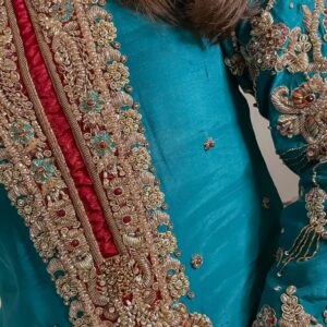 Imaania | beautifully made in a red and green combo